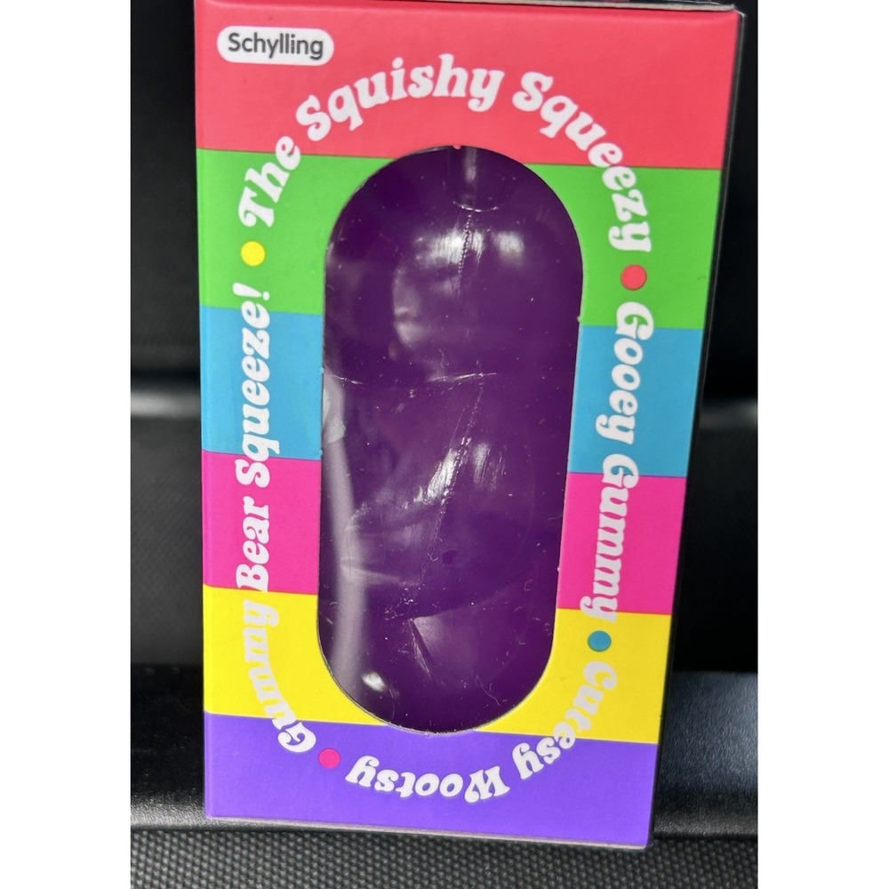 NEW Schylling NeeDoh Nee Doh Purple Gummy Bear Squeeze Squishy Authentic - Picture 2 of 5